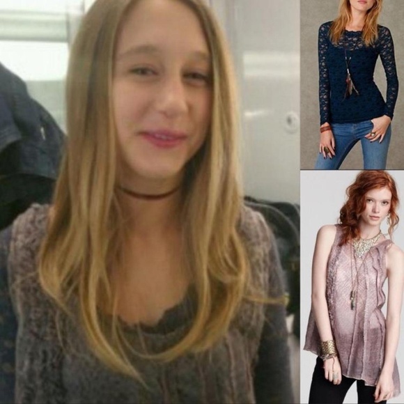 Free People Asymmetrical Ruffle Animal Print Tank Top ASO Violet Harmon - Picture 4 of 7